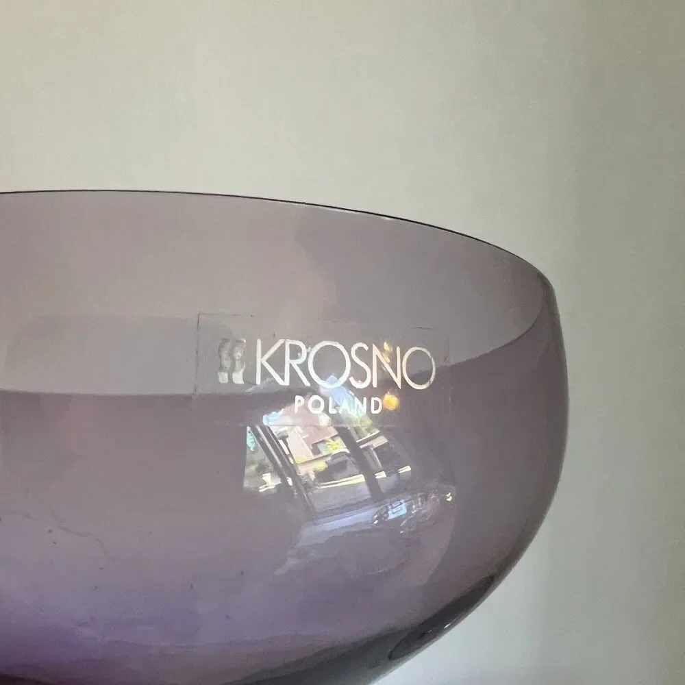 2 pottery barn Krosno Poland Margarita Wine Glasses cocktail 8